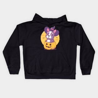 Frenchie Halloween Kids Hoodie